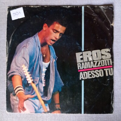 Eros Ramazzotti   Adesso Tu [1986] Vinyl 7'' Single Pop Chanson Vocal Italy DDD 