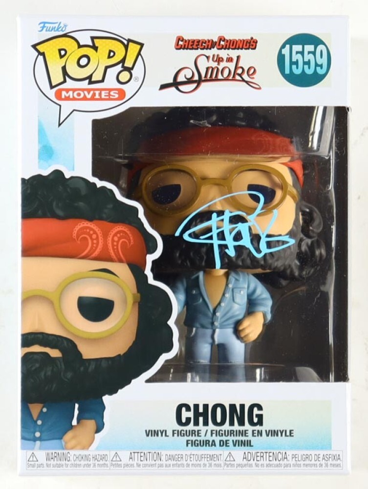 Tommy Chong Autographed Signed Funko Pop #1559 BRAND NEW (Blue