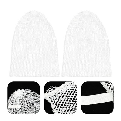  2 Pcs Wäschekorb Wäschesack Aus Mesh Laundry Bag for Comforters Baskets Reisen