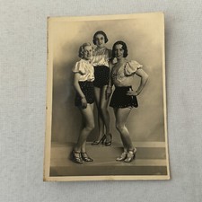 Vintage Circus Acrobat Balancing Act Photo Photograph Fiochi Sisters Paolo