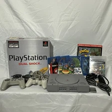 Authentic Original Sony PlayStation PS Console Complete With Many Extras -Tested