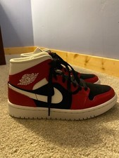 Jordan 1 Mid Gym Red Black W for sale - eBay