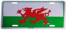 Wales Uk United Kingdom 6x12 Aluminum License Plate Sign