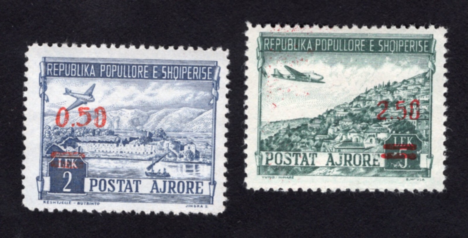 Albania 1952 stamps Mi#521-22  START10%ONLY MH CV=660$