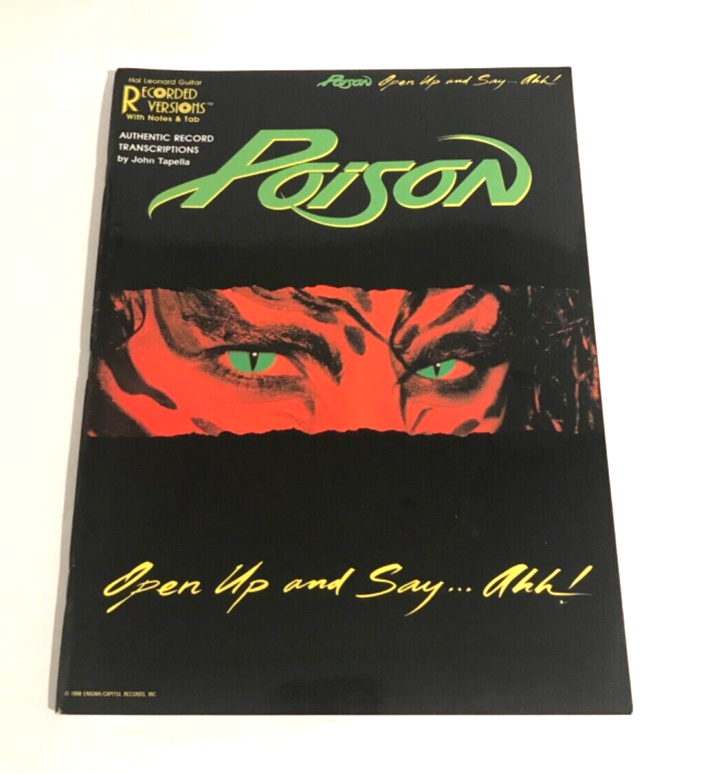 Poison Open Up and Say... Ahh! バンドスコア 初版 Poison Open Up and Say Ahh! バンドスコア 初版 本 Poison Open Up