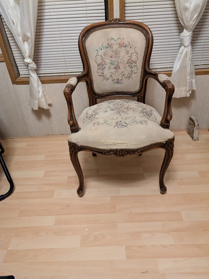 silla antigua louis xv Foto 2 de 4