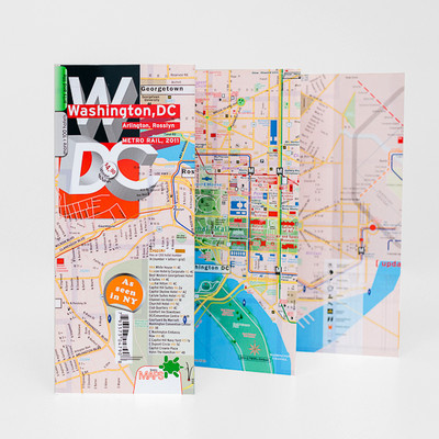 Map Laminated Washington DC [Best Seller]
