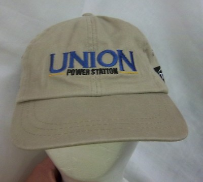 #ad trucker hat baseball cap UNION POWER STATION slide adjust cool cloth vintage $39.99