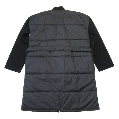 NWT Eileen Fisher Quilted Recycled-Nylon Puffer in Black Boiled-Wool Coat PP - Picture 7 of 7