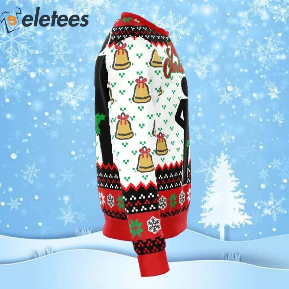 Mr Stick Mistletoe Ugly Christmas Sweater Q4F2KY2S