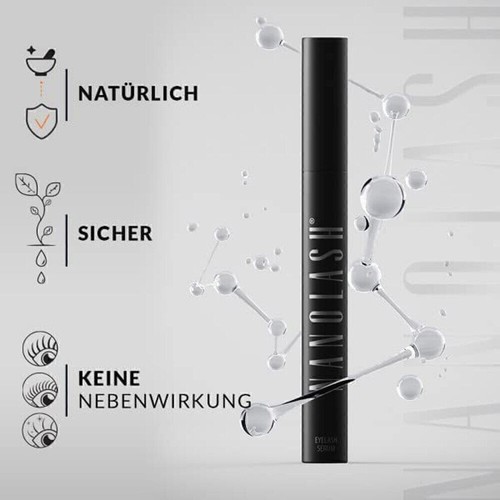 Nanolash Eyelash Growth Serum FOR Enhanced Long Luscious Eyelashes Eyebrows 3ml - Picture 3 of 7
