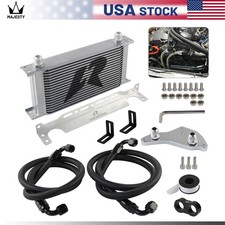 An10 19 Row Oil Cooler Kit Thermostat Adapter For Bmw N54n55 335i 335is 135i