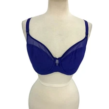 Chantelle Aeria Lightweight Full Coverage Convertible Bra Blue Size 34D