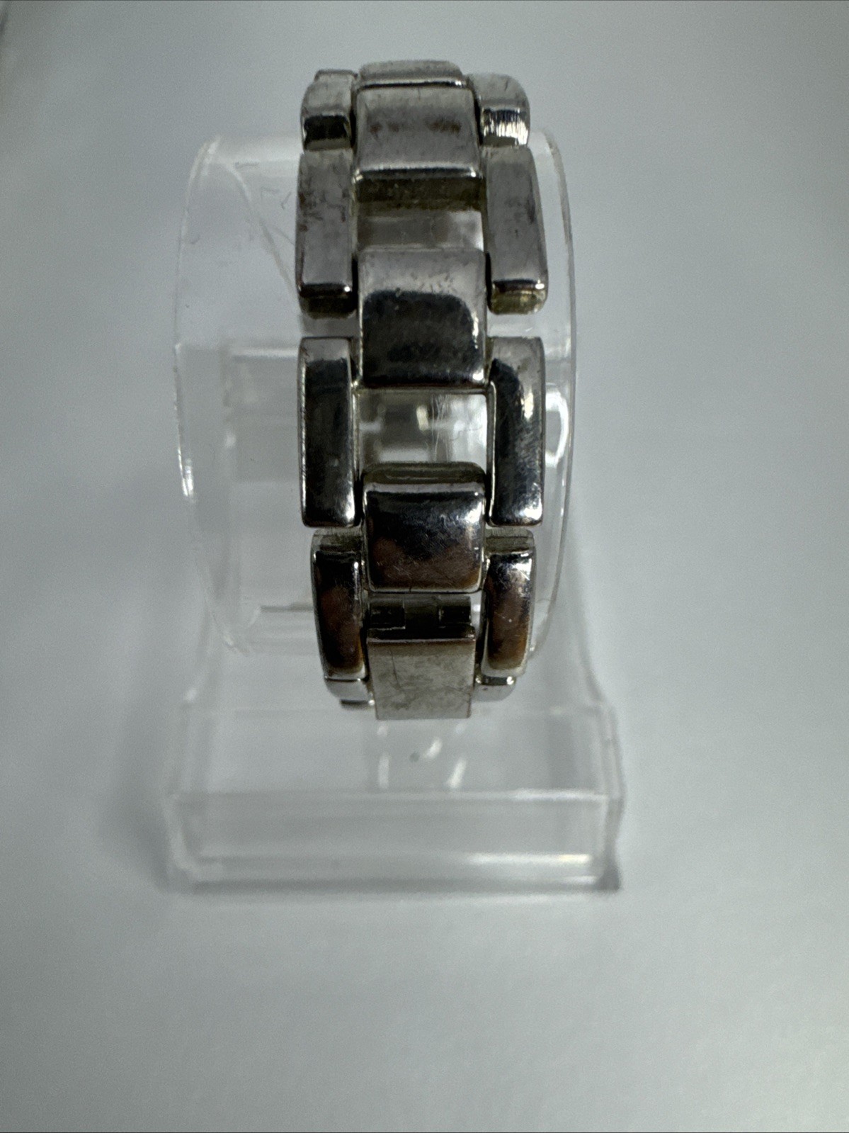 Vintage Quartz Wristwatch Rectangular Case Black … - image 9