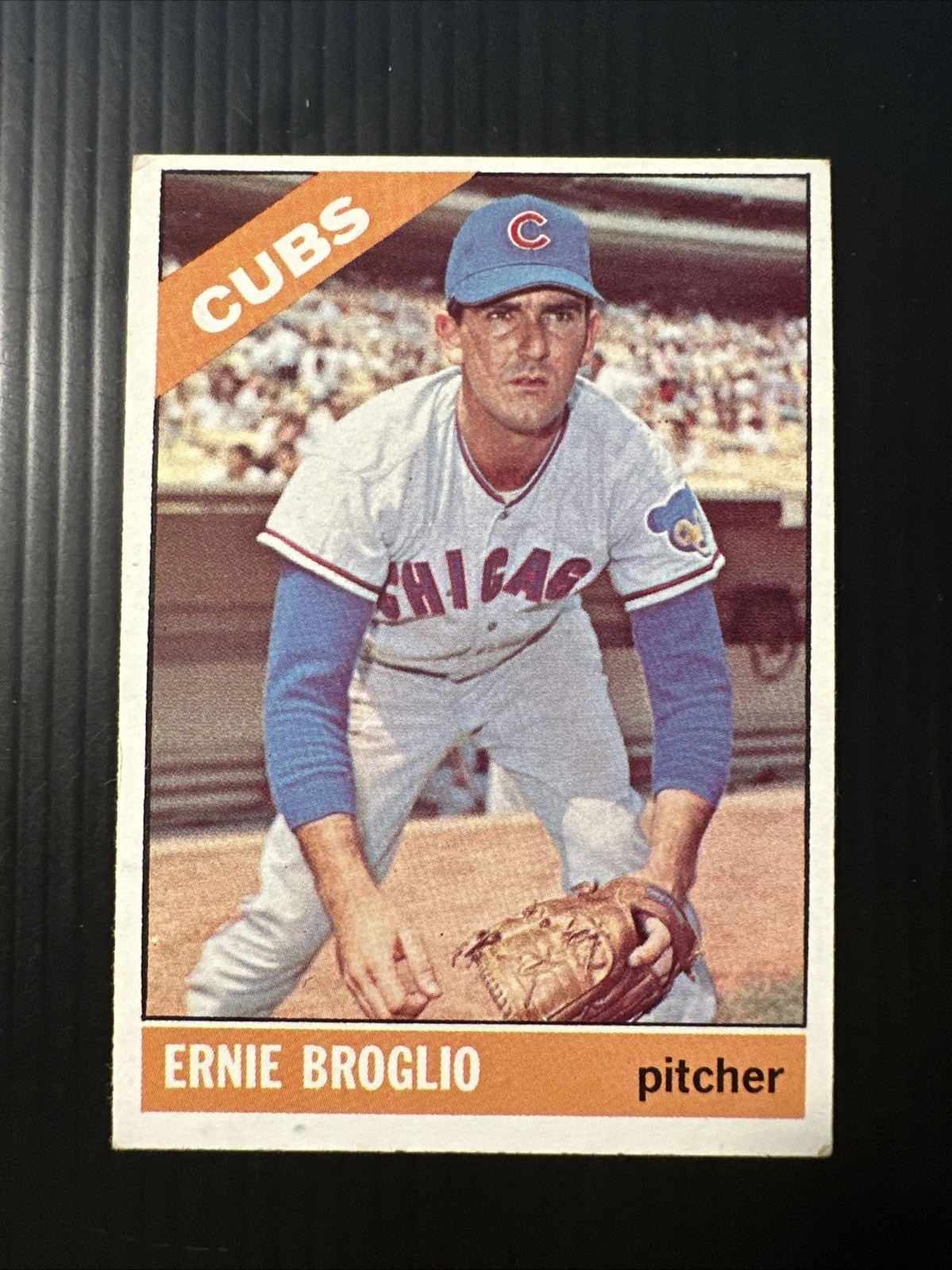 1966 TOPPS #423 ERNIE BROGLIO CHICAGO CUBS EX *Hot Corner Vintage*