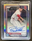 2024 Bowman Draft Payton Tolle Chrome Auto Refractor 1st Prospect #/499 Red Sox