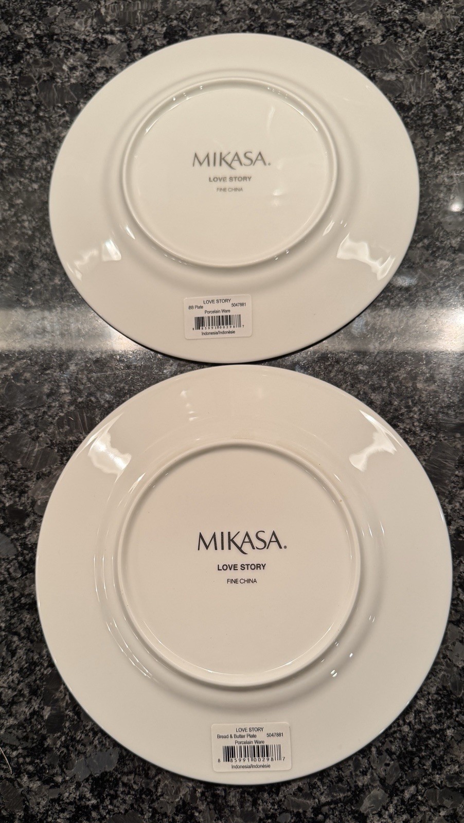 2-Mikasa Love Story 5 Piece Place Settings