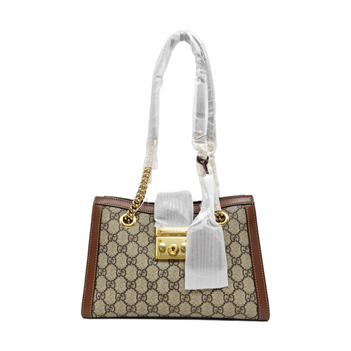 GUCCI Padlock Handbags Leather Beige Free Shipping | Duties Paid