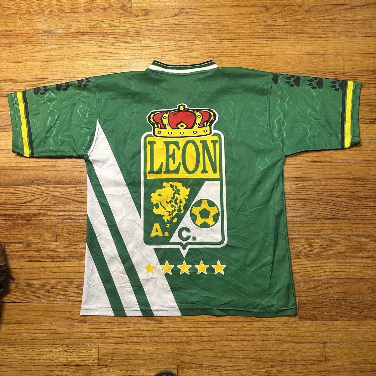 Club Leon Jersey Football Soccer Kit 90s Vintage Green Mexico
