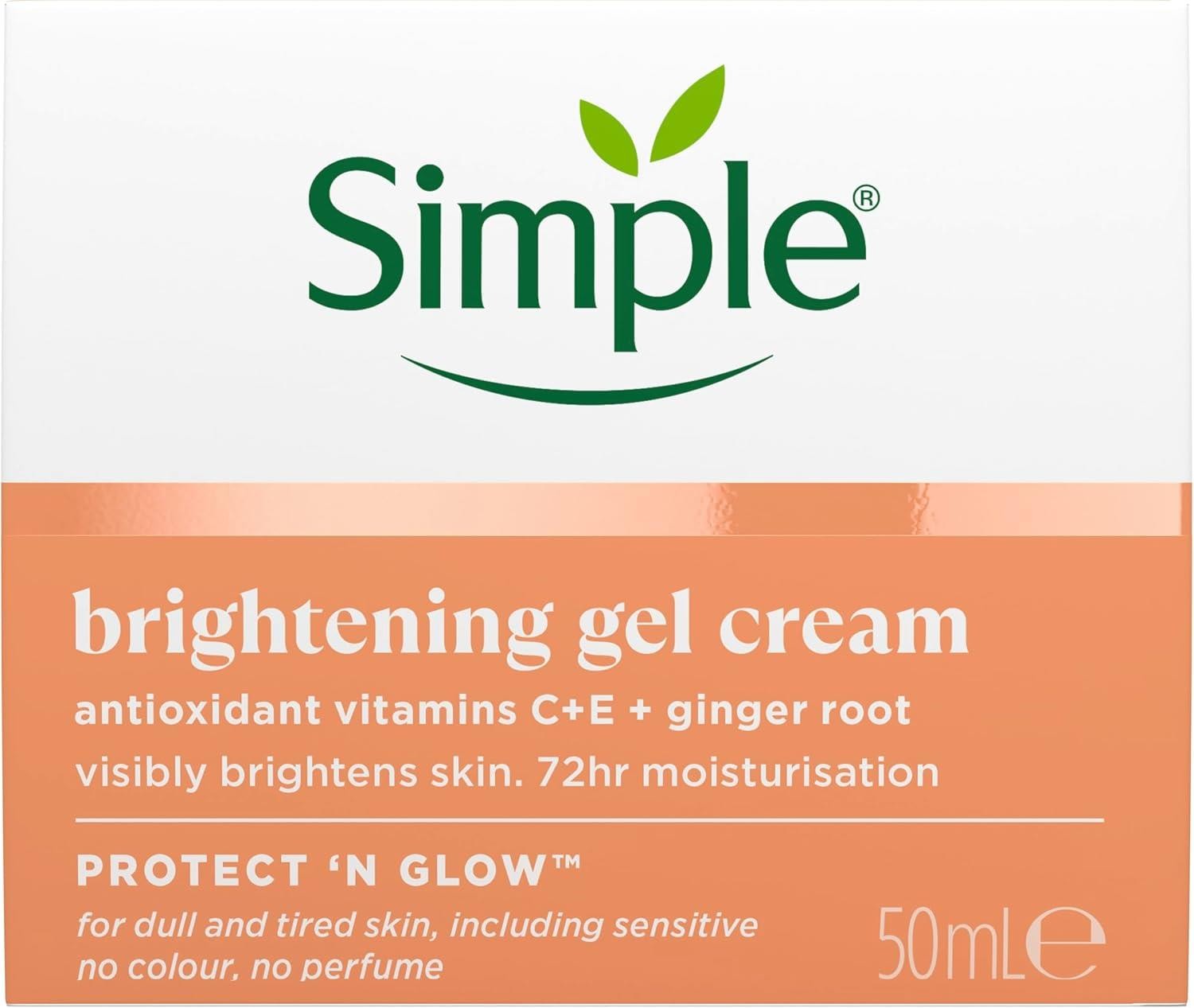 Simple Protect 'n' Glow Radiance Reset Face Moisturiser 50ml