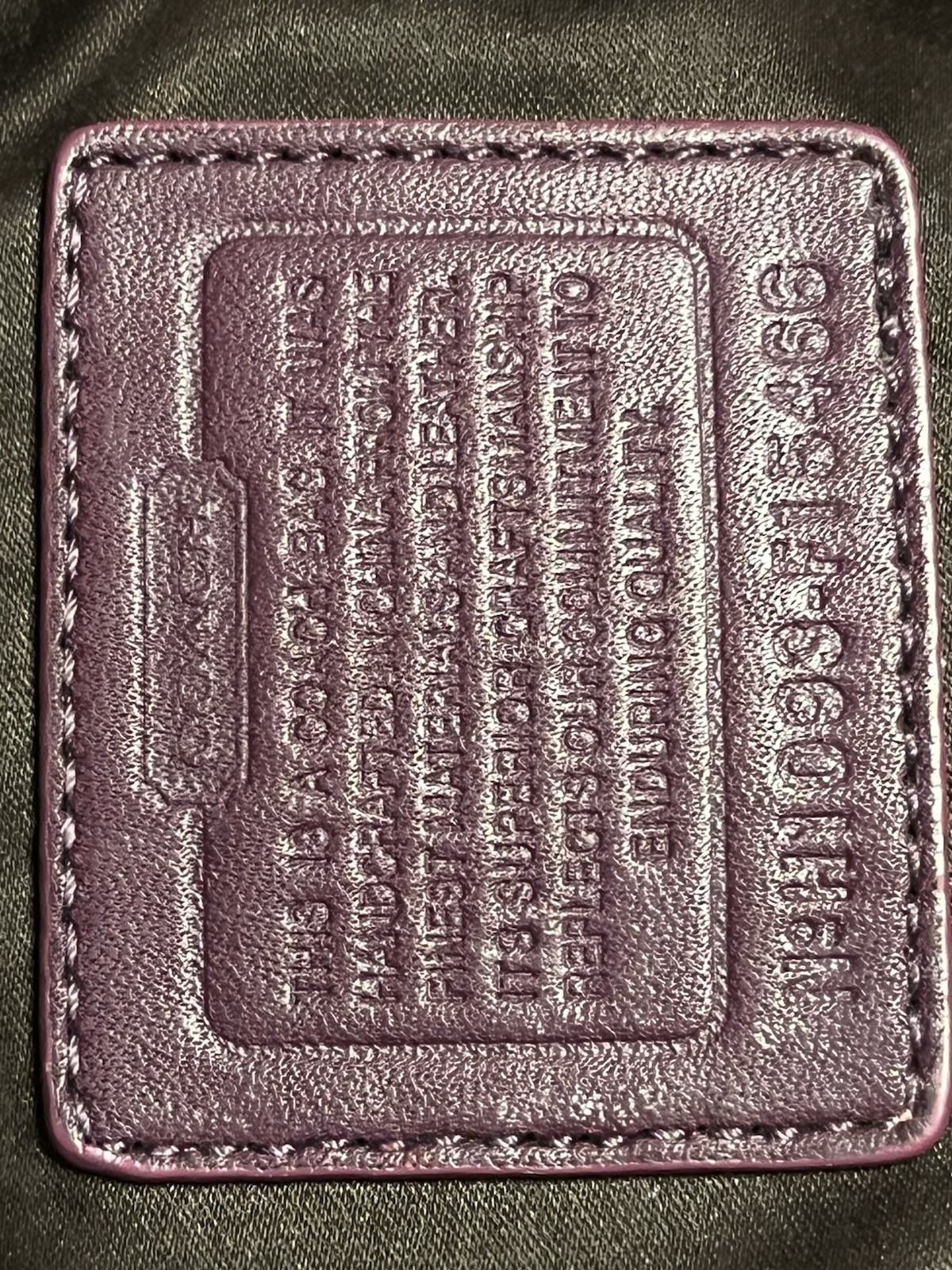 Coach Galaxy Mutlicolor Circle Patchwork Canvas &… - image 3