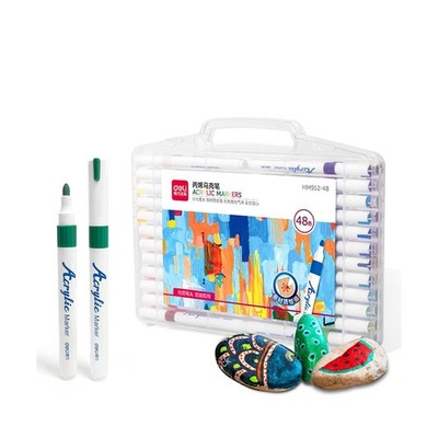 deli Paint Markers Quick Drying Acrylic Marker Pens for Kids Paint ... Fast Ship