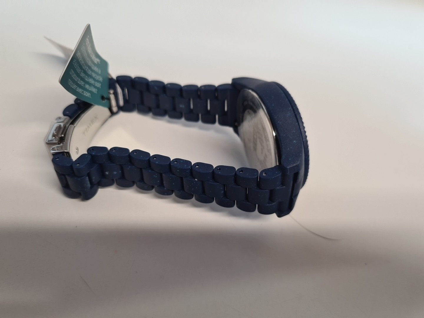 Timex Gents Waterbury Ocean Spotted Blue Plastic Watch TW2V37400 image 4
