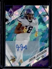 2022 Panini Phoenix Justin Jefferson Auto Autograph Blue Ice #/10 Vikings