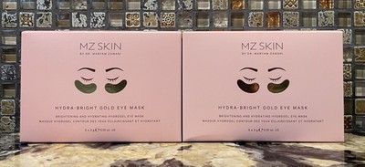 Bundle of 2 MZ skin Dr Zamani Hydra-Bright Gold Eye Mask 5 x 3 g 10 pairs Total