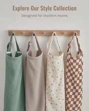 Muslin Nursing Cover for Breastfeeding, Breathable Breastfeeding Cover up wit...
