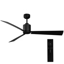 Quiet BLDC Indoor Ceiling Fan with Remote Control, 3 Blades 6 Speeds, 56 Inch...