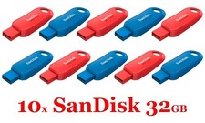 LOT 200x SanDisk Cruzer Snap USB 2.0 Flash Drive 32GB