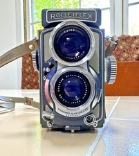 Baby Rolleiflex 4x4 Xenar f3.5 60 TLR Camera Shutter, Tested