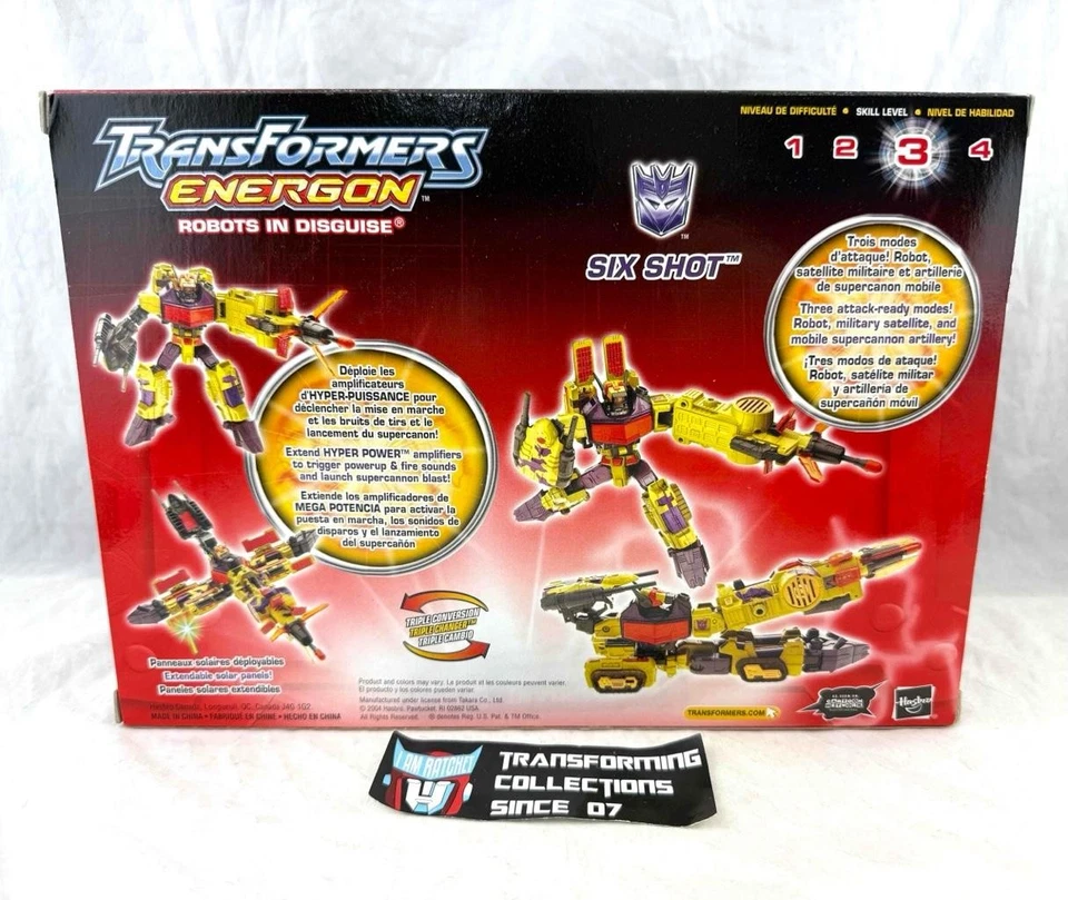 Transformers 2004 Energon RID Six Shot MISB Powerlinx - Image 2 of 2
