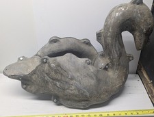Used Big aluminum concrete Swan mold Look At Pictures And Read