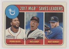 2018 Heritage Minor League Edition Leaders Glossy Nate Griep Matt Ramsey g6p