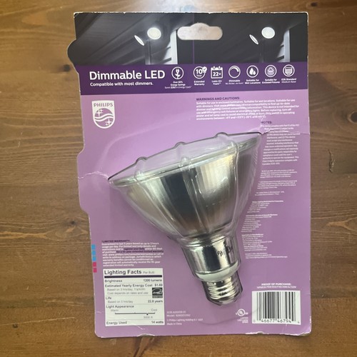 Philips LED 120w Dimmable Indoor/Outdoor PAR38 Flood Light Bulb E26 Medium Base - 第 4/5 張圖片