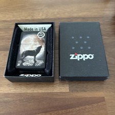 Zippo Lighter 1079 Wolf Howl 9072450028 New Made In USA