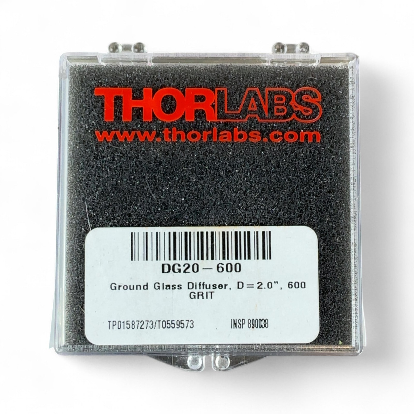 Thorlabs Ground Glass Diffuser Lot of 5 DG20-1500 DG10-600 DG20-600 1" & 2" NEW