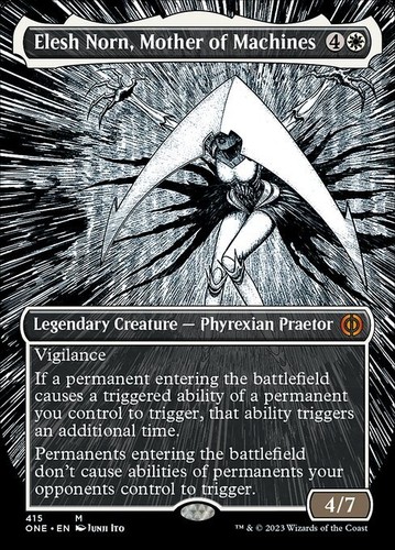 Elesh Norn MTG Modern Masters Extended Art English Rare Card