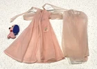 Vintage Mattel Barbie Outfit 1960’s Nighty Negligee #965- Gown, Robe, & Dog GC