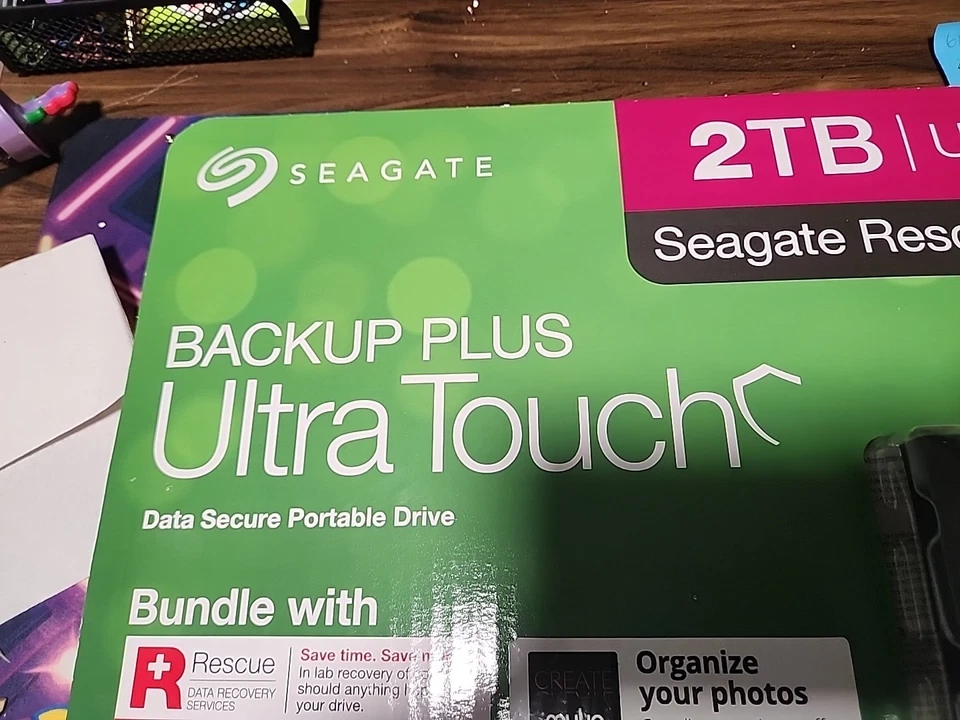 Seagate Backup Plus Ultra Touch Portable HD Drive 2TB /Laptop Tablet PC Computer - Image 4 of 4