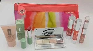 Clinique 7pcs Maquillage Palette à paupières rouge à lèvres avec sac cométique