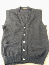 Y's Yohji Yamamoto Black Wool And Alpaca Blend Vest 80s Made in Japan
