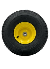 15x6.00-6 Lawn Mower Tire and Rim - Fits on 3/4 Inch Axle, 3 Inch Hub