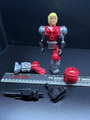 Vintage MANTECH Solar Tech Robot Warrior 7" Action Figure 1983 Remco