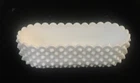 Vintage Fenton Milk Glass Hobnail Elongated Dish Planter 10” [126]