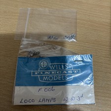 Loco Lamps Mixed Lot "OO" Gauge white metal Wills & Other