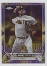 2022 Topps Chrome Sonic Purple & Yellow Pulse Refractor /299 Joe Musgrove 0m0g