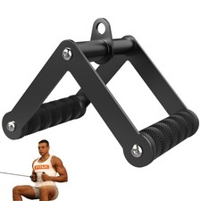 Double D Row Handle Cable Attachments for Gym, Non-Slip V Bar Attachment for ...